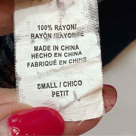 Rails RED BLUE White PLAID button up SHIRT Womens Long Sleeved collared RAYON S - Picture 5 of 15